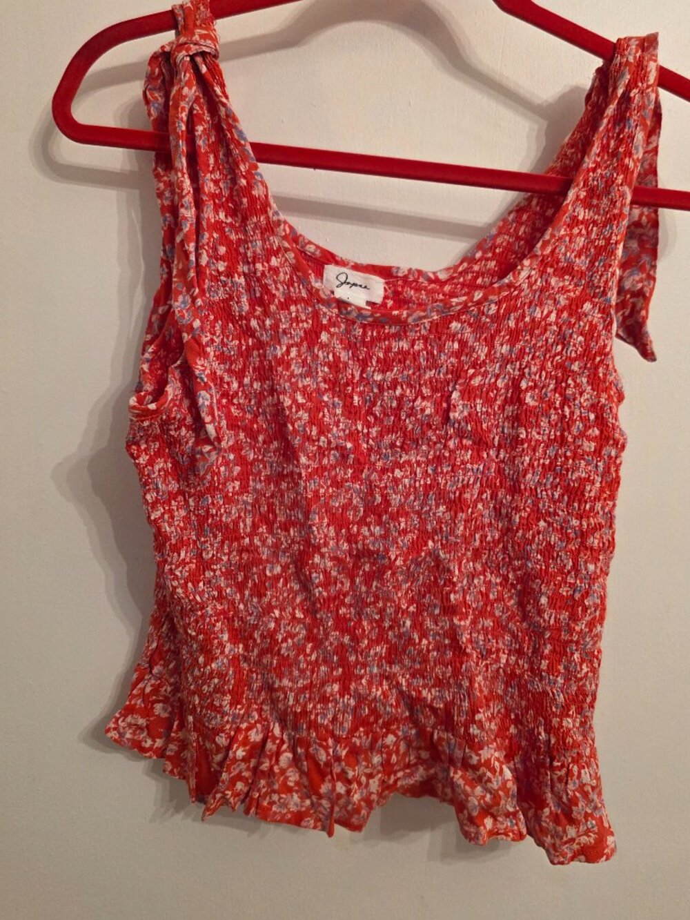 Japna Smocked Baby Doll Top Size L
